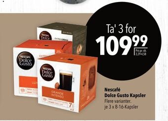 Citti Nescafé Dolce Gusto Kapsler tilbud