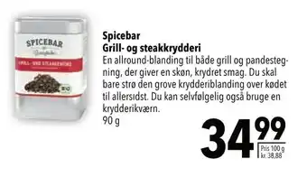 Spicebar Grill- og steakkrydderi