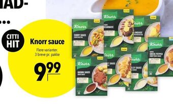 Citti Knorr sauce tilbud