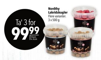 Citti Nordthy Lakridskugler tilbud