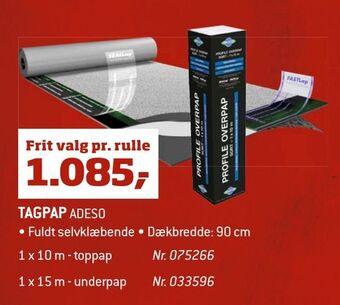 Bygma Tagpap tilbud
