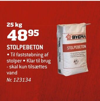Bygma Stolpebeton tilbud
