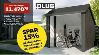 Bygma Plus cykelskur tilbud