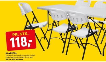 jem & fix Klapstol tilbud