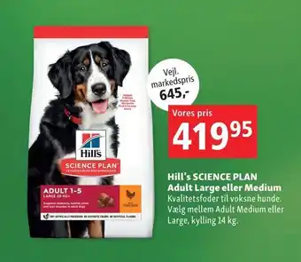 Maxi Zoo Hill's SCIENCE PLAN Adult Large eller Medium tilbud