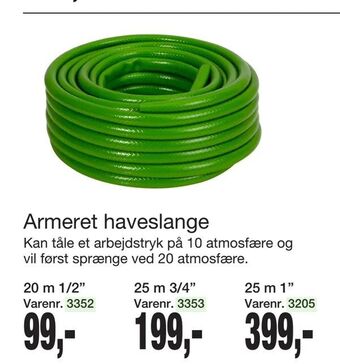 Harald Nyborg Armeret haveslange tilbud
