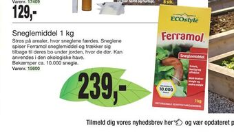 Harald Nyborg Sneglemiddel 1 kg tilbud