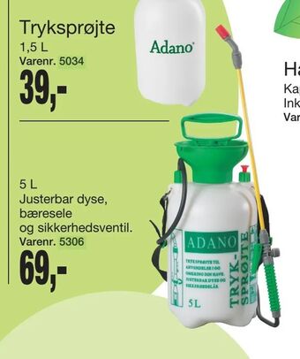 Harald Nyborg Tryksprøjte tilbud