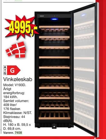 Harald Nyborg Vinkøleskab tilbud