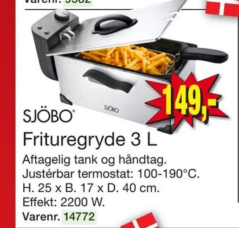 Harald Nyborg Frituregryde 3 L tilbud