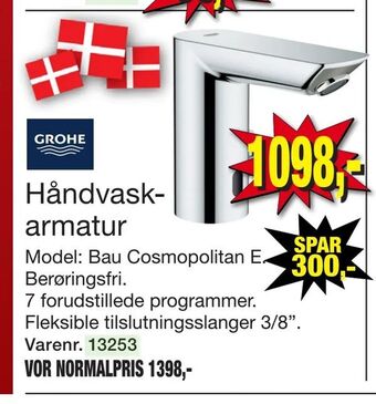 Harald Nyborg Håndvask armatur tilbud