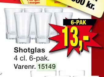 Harald Nyborg Shotglas tilbud