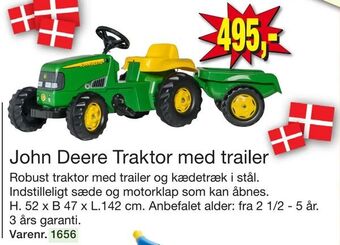 Harald Nyborg John Deere Traktor med trailer tilbud