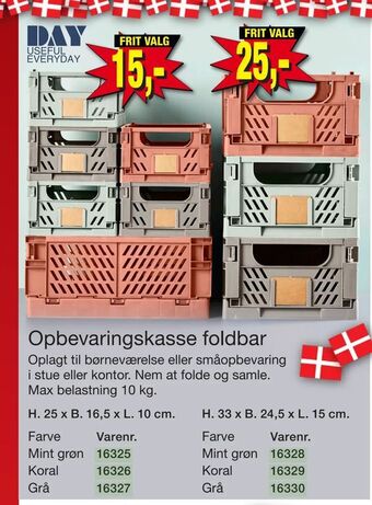 Harald Nyborg Opbevaringskasse foldbar tilbud