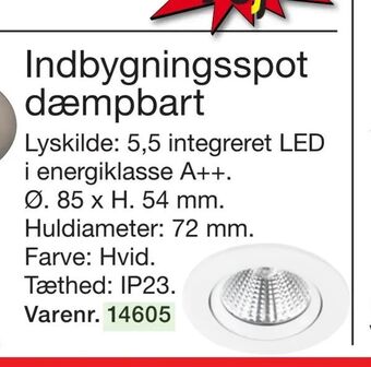 Harald Nyborg Indbygningsspot dæmpbart tilbud