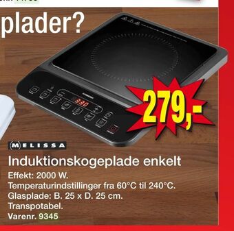 Harald Nyborg Induktionskogeplade enkelt tilbud