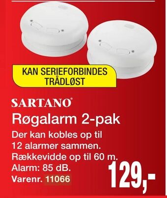 Harald Nyborg Røgalarm 2-pak tilbud