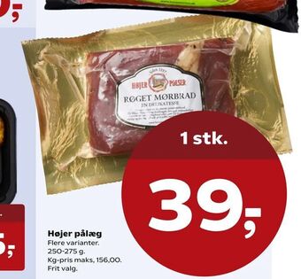 Kvickly Højer pålæg tilbud
