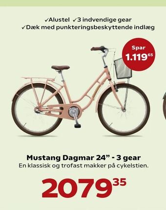 Kvickly Mustang Dagmar 24" - 3 gear tilbud