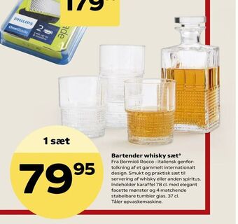 Kvickly Bartender whisky sæt tilbud
