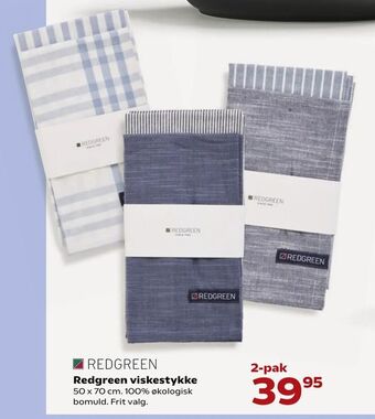 Kvickly Redgreen viskestykke tilbud
