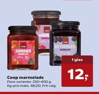Kvickly Coop marmelade tilbud