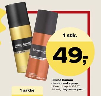 Kvickly Bruno Banani deodorant spray tilbud