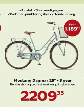 Kvickly Mustang Dagmar 26" - 3 gear tilbud