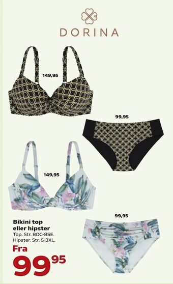 Kvickly Bikini top eller hipster tilbud