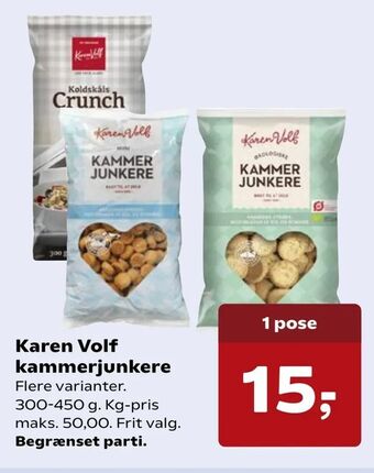 Kvickly Karen Volf kammerjunkere tilbud