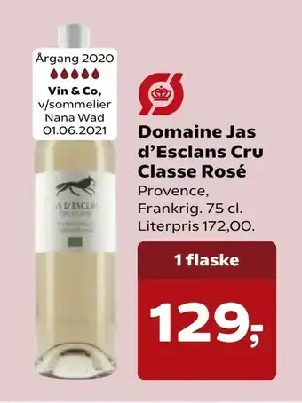 Kvickly Domaine Jas d'Esclans Cru Classe Rosé tilbud