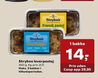 Kvickly Stryhns leverpostej tilbud