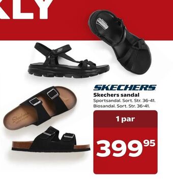 Kvickly Skechers sandal tilbud