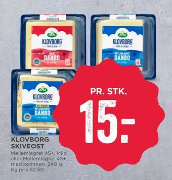 MENY Klovborg skiveost tilbud