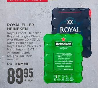 MENY Royal eller heineken tilbud