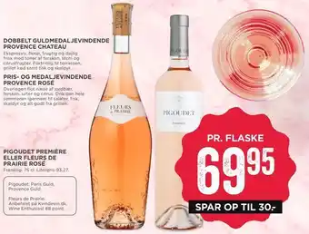 Pigoudet première eller fleurs de prairie rosé