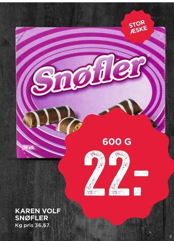 MENY Karen volf snøfler tilbud