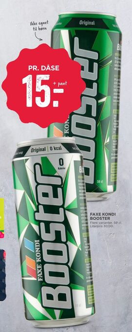 MENY Faxe kondi booster tilbud