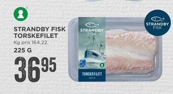 MENY Strandby fisk torskefilet tilbud