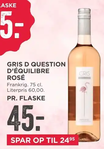 MENY Gris d question d'équilibre rosé tilbud