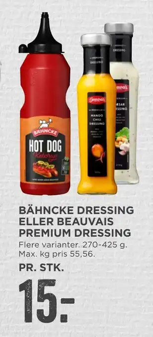MENY Bähncke dressing eller beauvais premium dressing tilbud