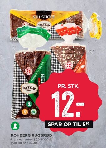 MENY Kohberg rugbrød tilbud
