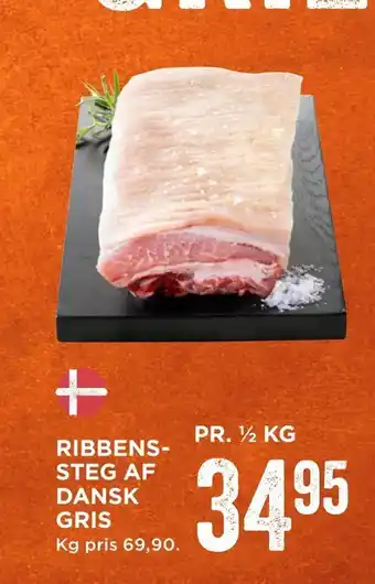 MENY Ribbens­steg af dansk gris tilbud