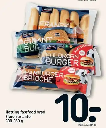 REMA 1000 Hatting fastfood brød tilbud