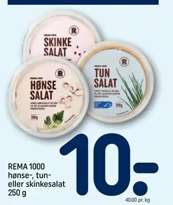 REMA 1000 REMA 1000 hønse-, tun eller skinkesalat tilbud