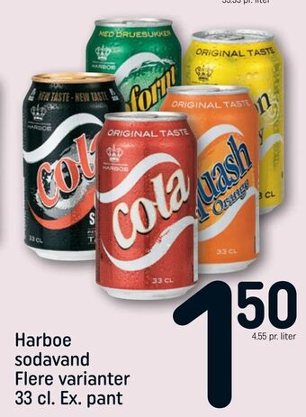 REMA 1000 Harboe sodavand tilbud