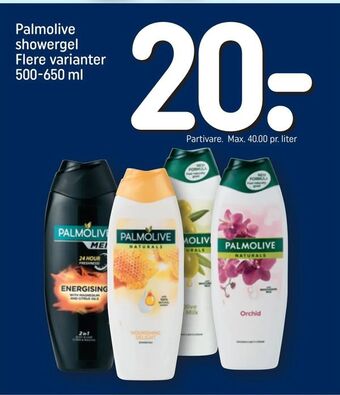 REMA 1000 Palmolive showergel tilbud