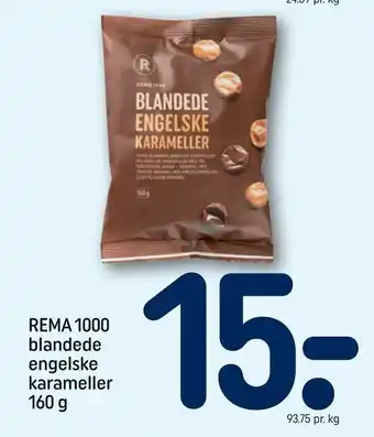REMA 1000 REMA 1000 blandede engelske karameller tilbud