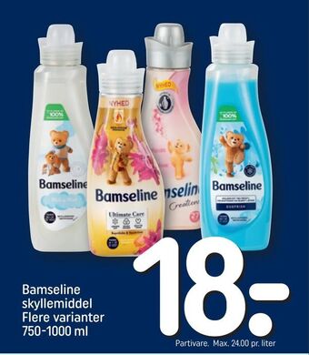 REMA 1000 Bamseline skyllemiddel tilbud
