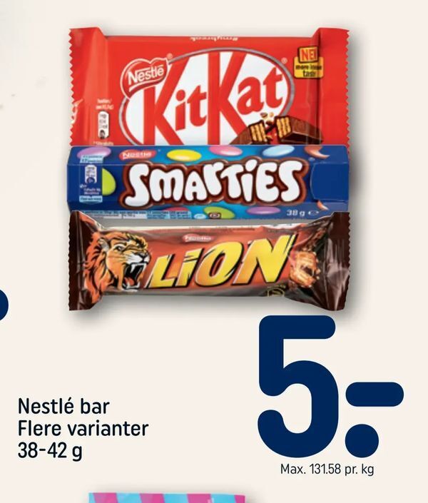 Nestlé bar tilbud hos Rema 1000